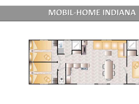 MOBILHOME 8 personnes - INDIANA PREMIUM
