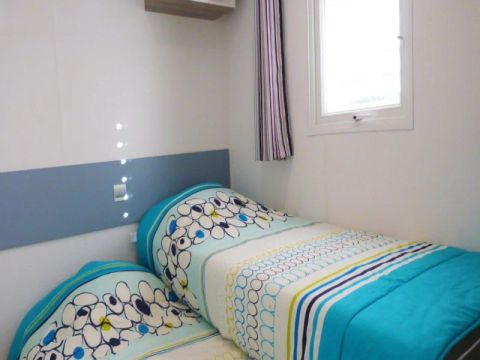 MOBILHOME 6 personnes - Mobil Home Aqua 3ch 6 pers  Terrasse Semi-couverte Clim TV