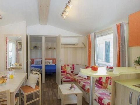 MOBILHOME 6 personnes -  Comfort | 3 Ch. | 6 Pers. | Terrasse surélevée | TV