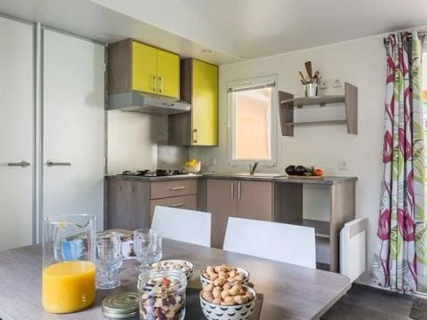 MOBILHOME 6 personnes -  Comfort | 3 Ch. | 6 Pers. | Terrasse surélevée | TV