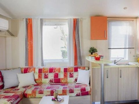 MOBILHOME 6 personnes -  Comfort | 3 Ch. | 6 Pers. | Terrasse surélevée | TV