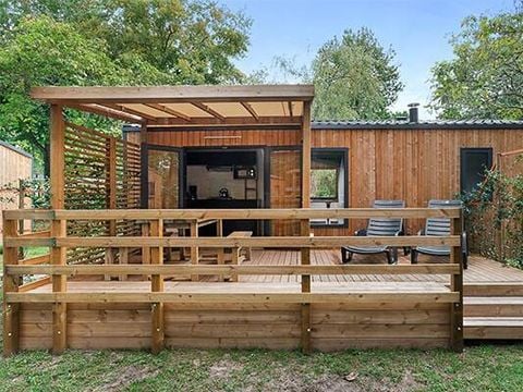 MOBILHOME 6 personnes - Mobil-home | Premium Exclusive | 3 Ch. | 6 Pers. | Terrasse surélevée | Clim. | TV