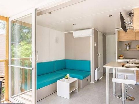 Mobilhome 4 personnes - Mobil-home | Premium Exclusive | 2 Ch. | 4 Pers. | Terrasse simple | Clim. | TV