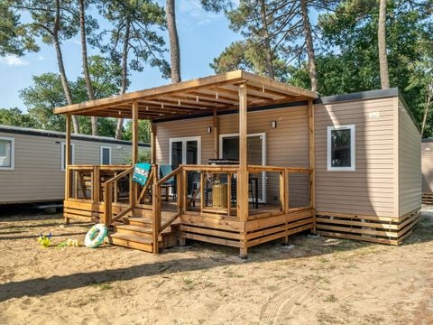MOBILHOME 6 personnes - Mobil-home | Premium | 3 Ch. | 6 Pers. | Terrasse Lounge | Clim. | TV