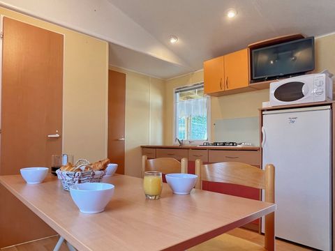 MOBILHOME 6 personnes - MH 2CH VINTAGE - TERRASSE SEMI COUVERTE