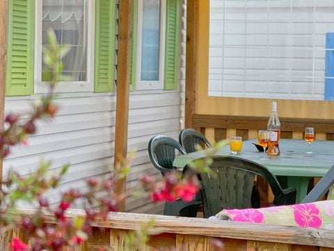 MOBILHOME 6 personnes - MH 2CH VINTAGE - TERRASSE SEMI COUVERTE