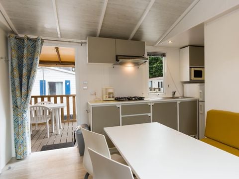 MOBILHOME 6 personnes - MH 2CH - TERRASSE SEMI COUVERTE FERMEE