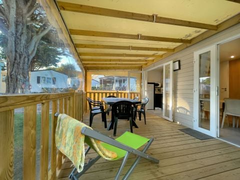 MOBILHOME 6 personnes - MH 3CH PREMIUM - TERRASSE SEMI COUVERTE