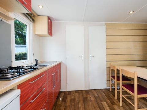 MOBILHOME 2 personnes - 1CH - TERRASSE COUVERTE