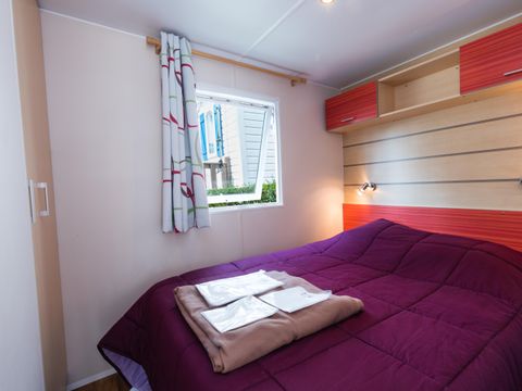 MOBILHOME 2 personnes - 1CH - TERRASSE COUVERTE