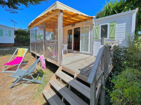 MOBILHOME 6 personnes - 3CH VINTAGE - TERRASSE SEMI COUVERTE