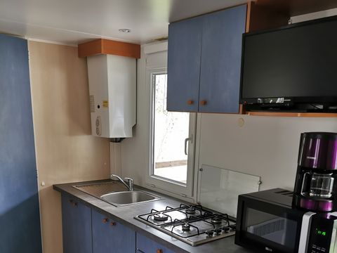 Mobilhome 4 personnes - Mobil-home Samedi 2 chambres + terrasse couverte - sans sanitaires