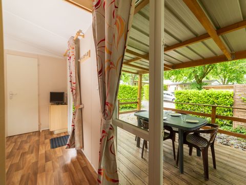 MOBILHOME 4 personnes - Dimanche 2 chambres + terrasse couverte - sans sanitaires
