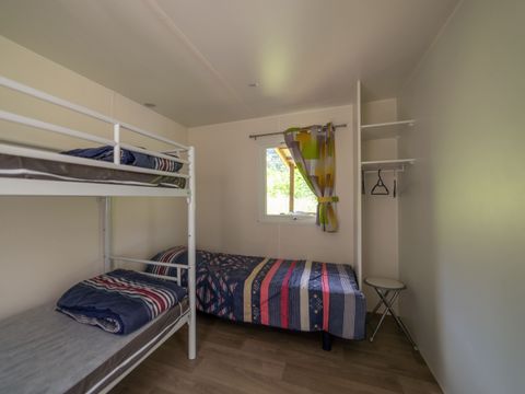 Mobilhome 5 personnes - Mobil-home Samedi 2 chambres + terrasse couverte
