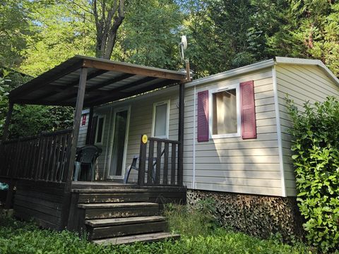 Mobilhome 6 personnes - Mobil-home 3 chambres + terrasse couverte