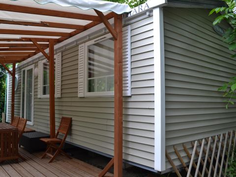 Mobilhome 6 personnes - Mobil-home 3 chambres + terrasse couverte