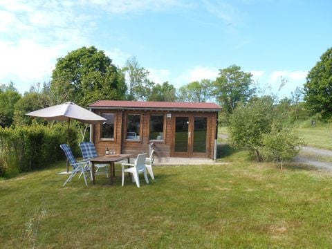 CHALET 2 personnes - Chalet COCONUT 2/4 pers - personnes supplémentaires possible en supplément, contacter le camping