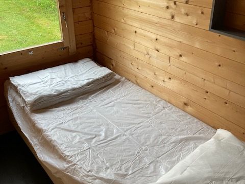 CHALET 2 personnes - Chalet COCONUT 2/4 pers - personnes supplémentaires possible en supplément, contacter le camping