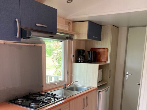 MOBILHOME 2 personnes - Mobil home SUNSET 4/6 pers - personnes supplémentaires possible en supplément, contacter le camping