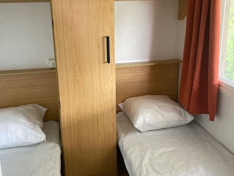 MOBILHOME 2 personnes - Mobil home KIWIKISS 5/7 pers - personnes supplémentaires possible en supplément, contacter le camping