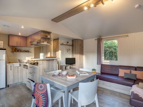 MOBILHOME 6 personnes - COTTAGE 6p 3ch 2SdB ****<br/>
