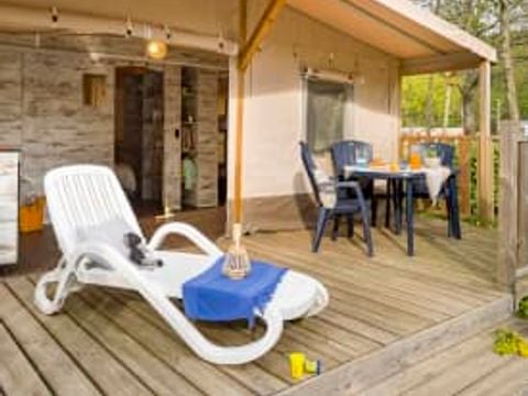 TENTE TOILE ET BOIS 4 personnes - Lodge 4p 2ch ***