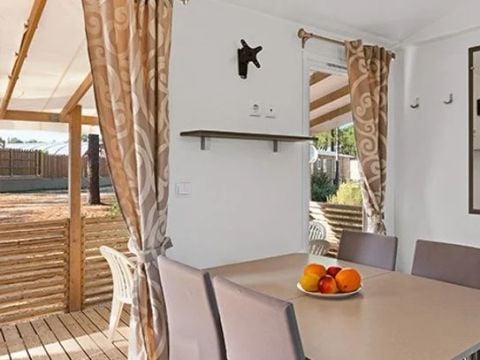 MOBILHOME 6 personnes - Comfort | 3 Ch. | 6 Pers. | Terrasse surélevée | Clim.