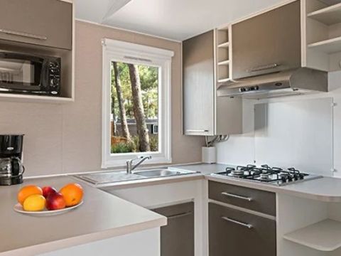 MOBILHOME 6 personnes - Comfort | 3 Ch. | 6 Pers. | Terrasse surélevée | Clim.