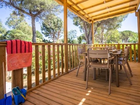 MOBILHOME 6 personnes - Riviera 4 Pièces 6 Personnes Climatisé + TV