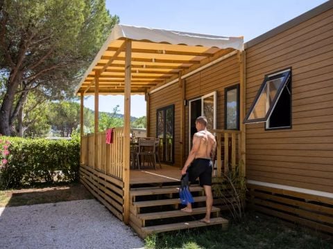 MOBILHOME 6 personnes - Riviera 4 Pièces 6 Personnes Climatisé + TV