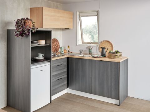 MOBILHOME 5 personnes - Cottage Opale  Vacances 2 Chambres  27m2 - Terrasse en bois