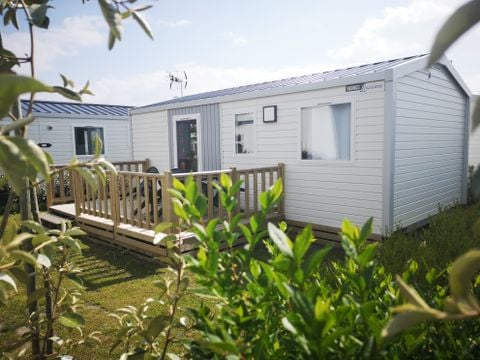 MOBILHOME 5 personnes - Cottage Opale  Vacances 2 Chambres  27m2 - Terrasse en bois