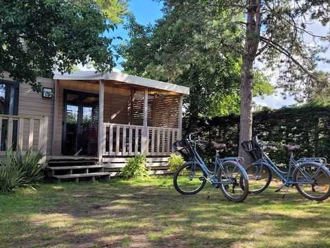 MOBILHOME 5 personnes - Cottage Opale Cocoon 2 Chambres  30 m2- Terrasse semi-couverte