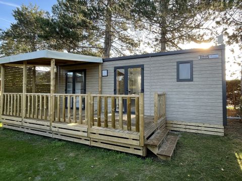 MOBILHOME 5 personnes - Cottage Opale Cocoon 2 Chambres  30 m2- Terrasse semi-couverte