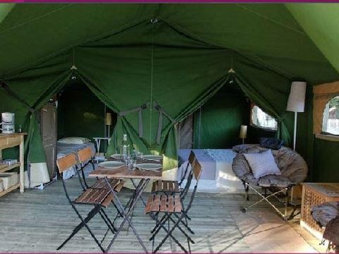 TENTE 5 personnes - Freeflower STANDARD 37m² - 2 chambres dont terrasse couverte 13 m² / sans sanitaires