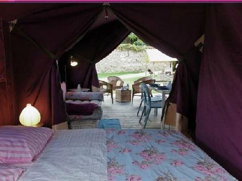 TENTE 5 personnes - Freeflower STANDARD 37m² - 2 chambres dont terrasse couverte 13 m² / sans sanitaires