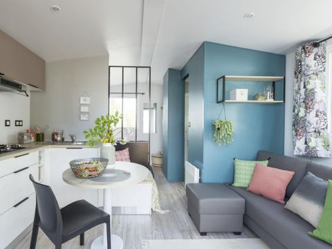 MOBILHOME 2 personnes - CONFORT 18m² 1 chambre - terrasse couverte