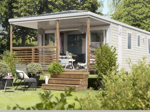 MOBILHOME 4 personnes - PREMIUM 26m² 2 chambres - terrasse intégrée de 8m²+ lave-vaisselle