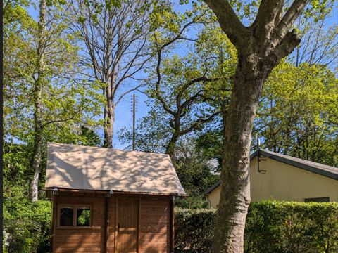 TENTE TOILE ET BOIS 3 personnes - Tente Bivouac 11m² 1chambre - sans sanitaire