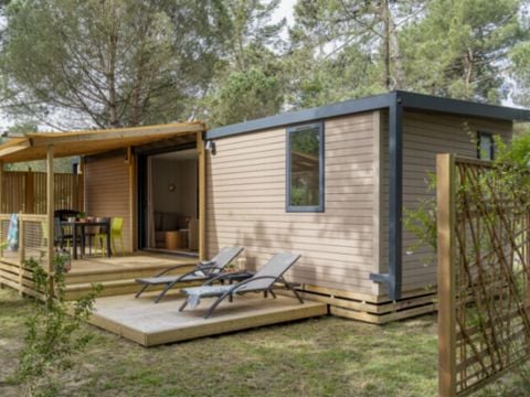 MOBILHOME 4 personnes - Cottage Tulipe 4 pers 2 Ch 2 Sdb Premium