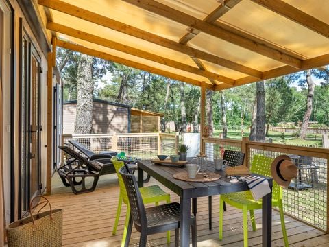 MOBILHOME 4 personnes - Cottage Natura TV LV Wifi - 2 chambres - 4 personnes