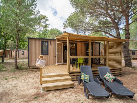 Mobilhome 4 personnes - Cottage 4 Paces 2 Chambres TV LV Ventilateur Iris