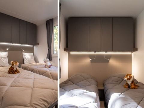 MOBILHOME 6 personnes - Cottage Lilas 6 pers 3 Ch 2 Sdb ****