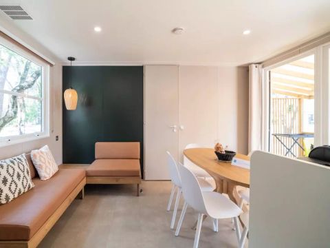 MOBILHOME 6 personnes - Cottage Hortense 4 Pièces 6 Personnes Climatisé + TV 2sdb ****