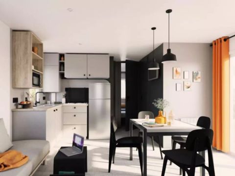 MOBILHOME 8 personnes - Cottage Rosa 5 Pièces 8 Personnes Climatisé + TV 2sdb ****