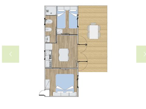 MOBILHOME 2 personnes - Type A