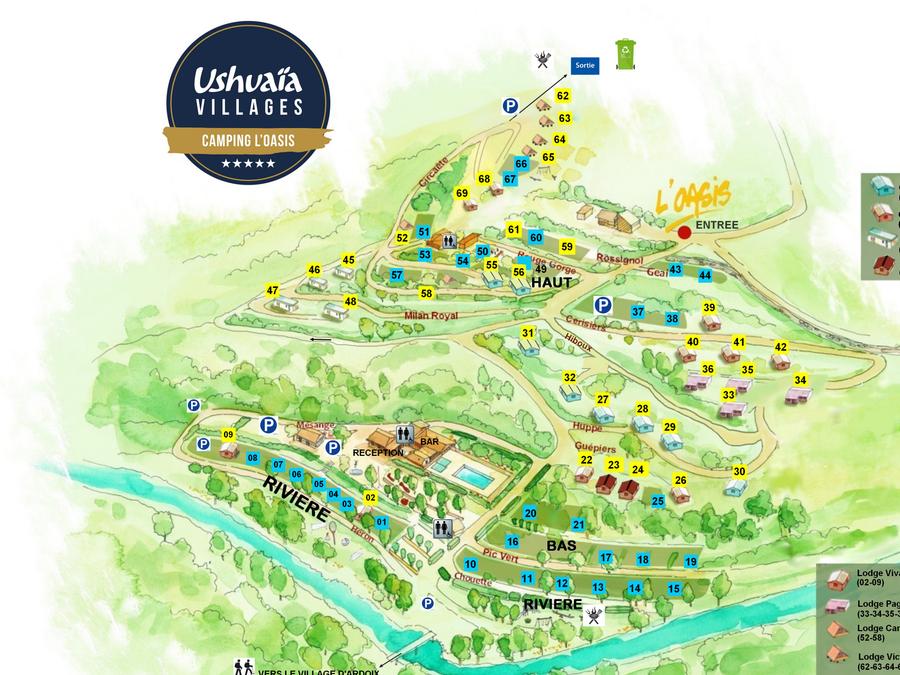 France - Auvergne-Rhône-Alpes (France) - Camping Ushuaia Villages L'Oasis, 5*