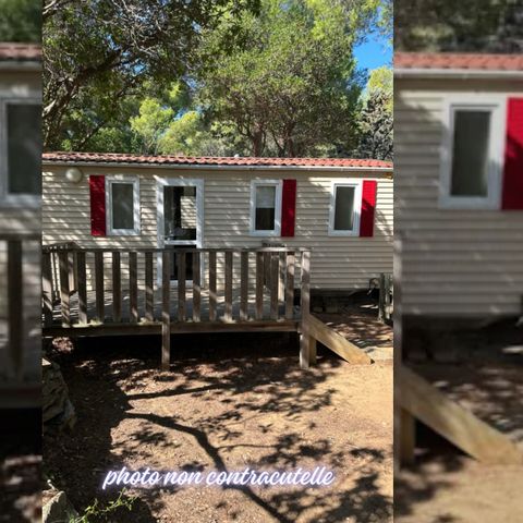 Stacaravan 4 personen - 2 slaapkamers Airconditioning - Zondag