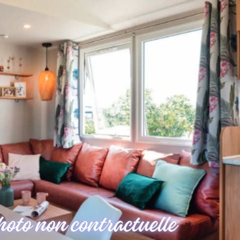 Stacaravan 6 personen - 3-slaapkamer stacaravan Magnolia IRM 30 m² met airconditioning