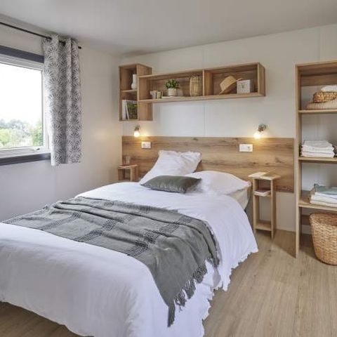 Mobile home 4 persons - Mobil-home PREMIUM - 33m² - 2 bedrooms + Air-conditioning (PMR accessible)